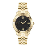 Versace VEVC01121 Women's Greca Signature Watch on the Case Stainless Steel Bracelet 38 mm